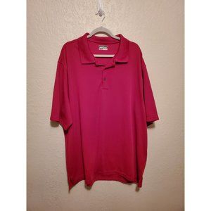 GRAND SLAM MEN'S POLO GOLF SHIRT TEAL SHORT SLEEVE SIZE 3XLT GOOD CONDITION